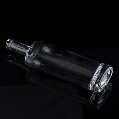 1750 ml 1000 ml Glasflaschen für Spirituosen kundenspezifische runde Wodka Flasche vielseitige Verwendung