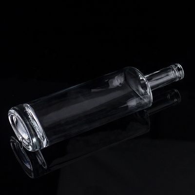 1750 ml 1000 ml Glasflaschen für Spirituosen kundenspezifische runde Wodka Flasche vielseitige Verwendung