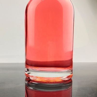 Globale klassische runde Form 70cl 75cl Glasflasche für Alkohol mit individuellem Logo