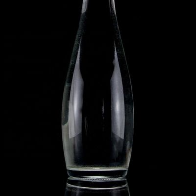 750 ml 75 cl Super Flint Teardrop in Form von Rum Wodka Whisky Glasflasche mit Glaskragen