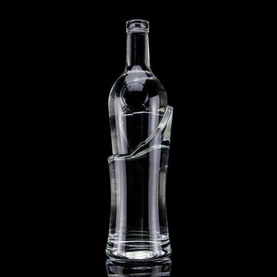 750 ml Super Flint Round Glasflasche mit Schraubkappe für VODKA