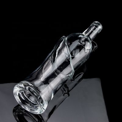 750 ml Super Flint Round Glasflasche mit Schraubkappe für VODKA