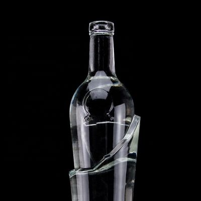 750 ml Super Flint Round Glasflasche mit Schraubkappe für VODKA