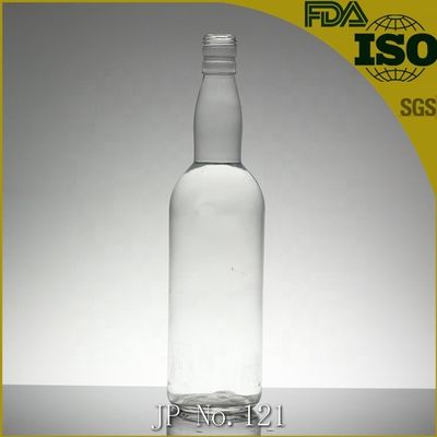 1 Liter Glasflasche mit Gummiverschluss für Alkohol mit Bildschirmdruck