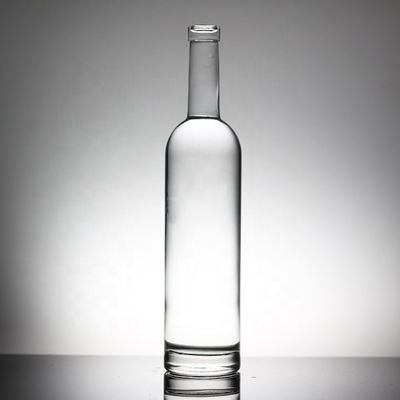 Industrielle 750 ml Kristallglas-Flasche mit Frost/Farbe/Druckdekoration