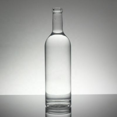 Industrielle 750 ml Kristallglas-Flasche mit Frost/Farbe/Druckdekoration