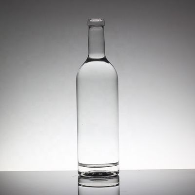 Industrielle 750 ml Kristallglas-Flasche mit Frost/Farbe/Druckdekoration