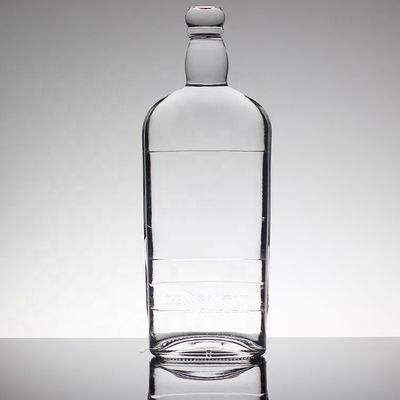 Industrielle 750 ml Kristallglas-Flasche mit Frost/Farbe/Druckdekoration