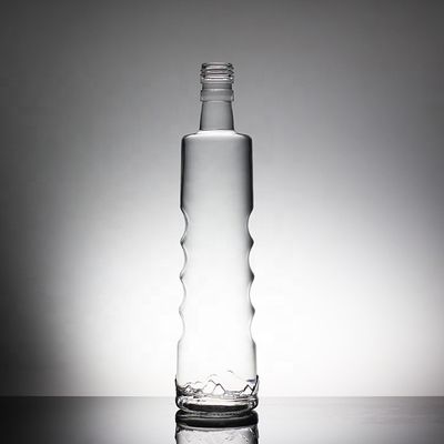 Schöne Frauen Körper geformte Glasflasche mit Kork Versiegelung
