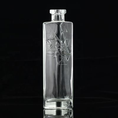 Industrielle Getränke Glasflasche perfekt für Whisky Wodka Rum Tequila