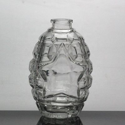 Einzigartige 500ml-Bombe-Glasflasche für die individuelle Verpackung von Alkohol