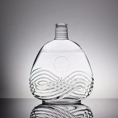 Einzigartige 500ml-Bombe-Glasflasche für die individuelle Verpackung von Alkohol