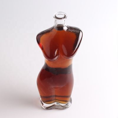 Glashalsband 75cl Lady Body Glasflasche für Wein Likör Wodka Kreatives Design