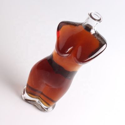 Glashalsband 75cl Lady Body Glasflasche für Wein Likör Wodka Kreatives Design