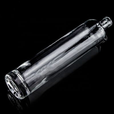 Individuell angepasste 750 ml dicke, gerade Flasche für Super Flint Liquor