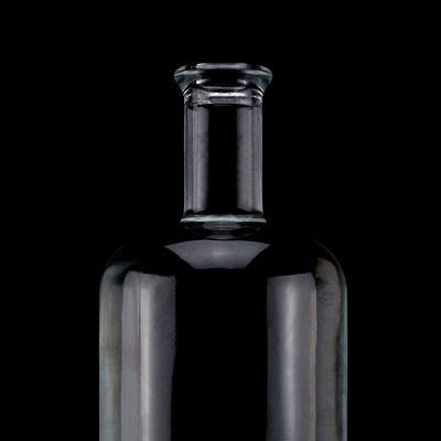 Glasflasche für Alkohol 750 ml Kapazität Säure Etch Oberfläche Glasmaterial